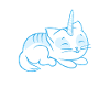 T-shirt Kitticorn Cat Unicorn - Amante del gattino carino