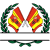 Flags Lodz laurel wreath banner