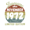 Génial depuis novembre 1972 - Anniversaire