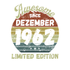 Awesome since December 1962 - Birthday
