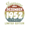 Awesome since December 1952 - Birthday