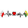 Cardio heart Pologne, drapeau Lubusz