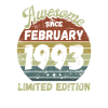 Awesome since February 1993 - Birthday