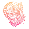 Brussels Griffon Tribal Moon Phases