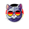 Germany Cat with Sunglasses