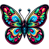 Bunter Schmetterling