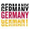 Germany Germany Lettering National Team