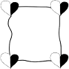 Four Hearts Frame