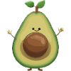 Avocado Sweet Funny Optimism Gift