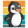 Pingouin rétro
