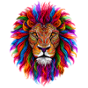 Psychedelic Lion