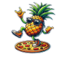 Pineapple Pizza Cool Sunglasses Summer