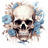 Crâne de fleur