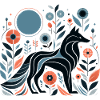 Floral Wolf