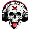 03 Funny Skull DJ Laughs Cuffie con lingua