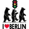 Jeg elsker Berlin trafiklys