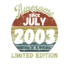 Awesome since July 2003 - Birthday