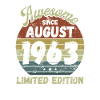 Awesome since August 1963 - Birthday