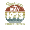 Awesome since May 1973 - Birthday