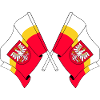 Two flags Little Poland