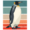 Pingouin rétro