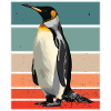 Pingouin rétro