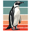 Pingouin rétro