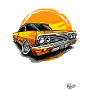 Classic Golden Oldtimer: Lowrider Style