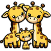 Giraffen Familie