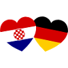 Croatian and German hearts