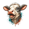 Vache heureuse