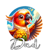 Sun Conure Dad