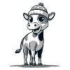 Veau avec bonnet bk