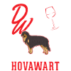 Hovawart and wine