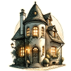 Romantic house