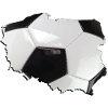Poland map frames real football