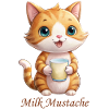 CATS, MILK MUSTACHE