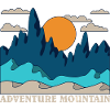 Graphique Adventure Mountain