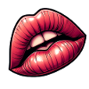 Red Lips - Intense Sensuality
