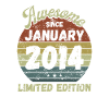 Génial depuis janvier 2014 - Anniversaire