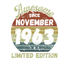Génial depuis novembre 1963 - Anniversaire