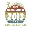 Génial depuis novembre 2013 - Anniversaire