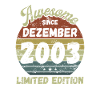 Génial depuis décembre 2003 - Anniversaire