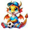 The Merry Football Dragon