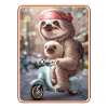 SLOTHS ON A SCOOTER