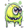 Funny Slime Monster