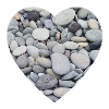 Pebble Heart of Stones