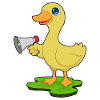 Mégaphone de canard