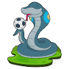 Snake Soccer Player Soccer