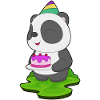 Gâteau d’anniversaire panda